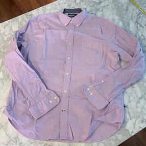 Nautica classic fit lavender shirt size medium
